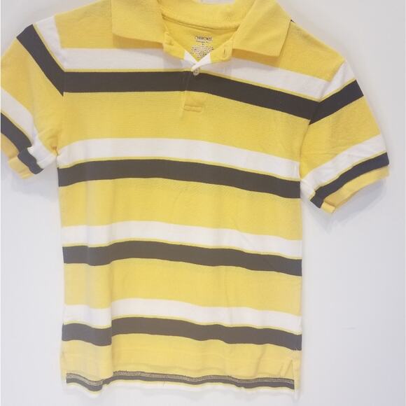 Cherokee Ultimate Polo Boys Collared T-Shirt Lightweight Stripped T-Shirt Size M - Picture 1 of 6